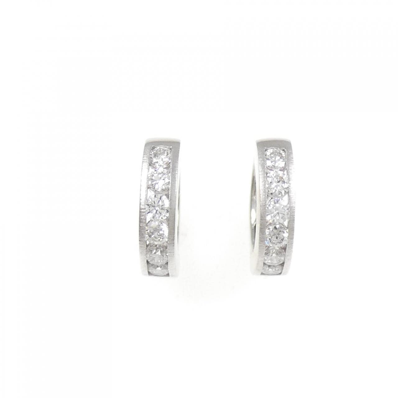 PT900 ダイヤモンド ピアス 0.52CT
