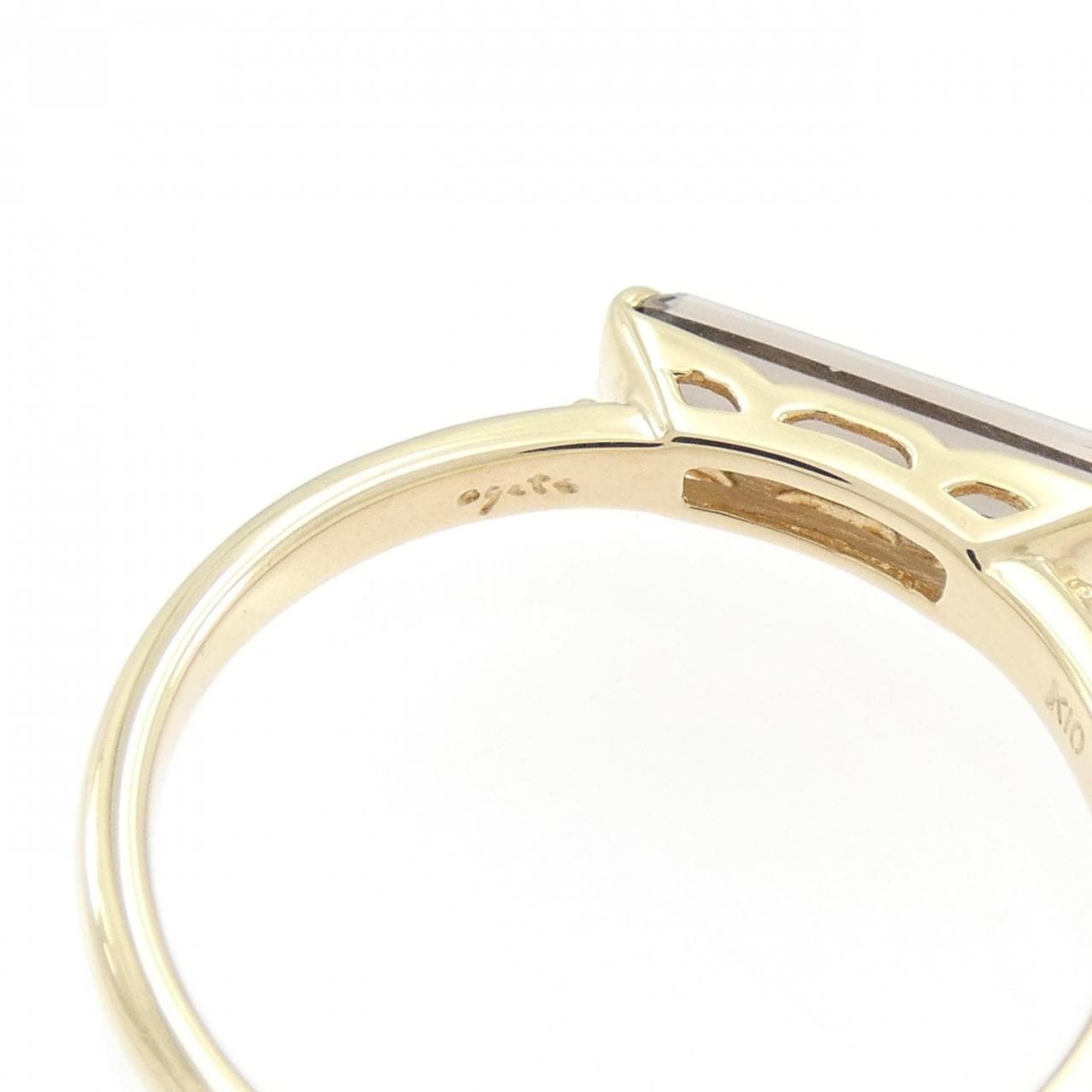 アガット スモーキークオーツ リング