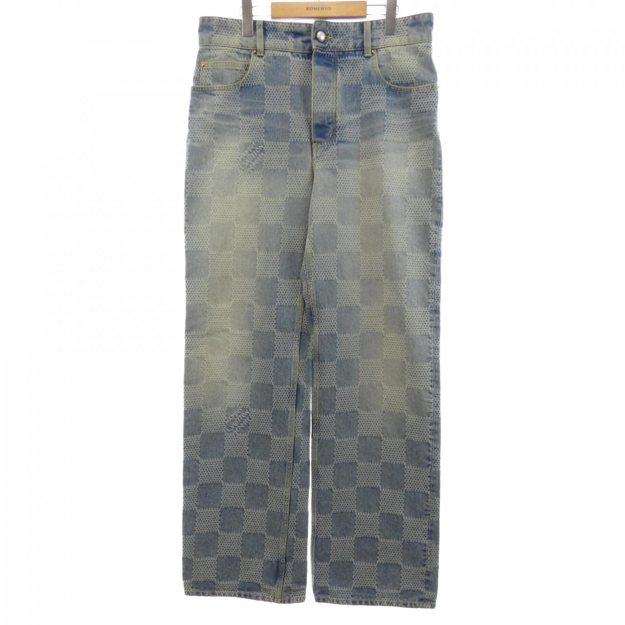 ルイヴィトン LOUIS VUITTON ダミエデニムスケートパンツ HRD48WGRT ジーンズ