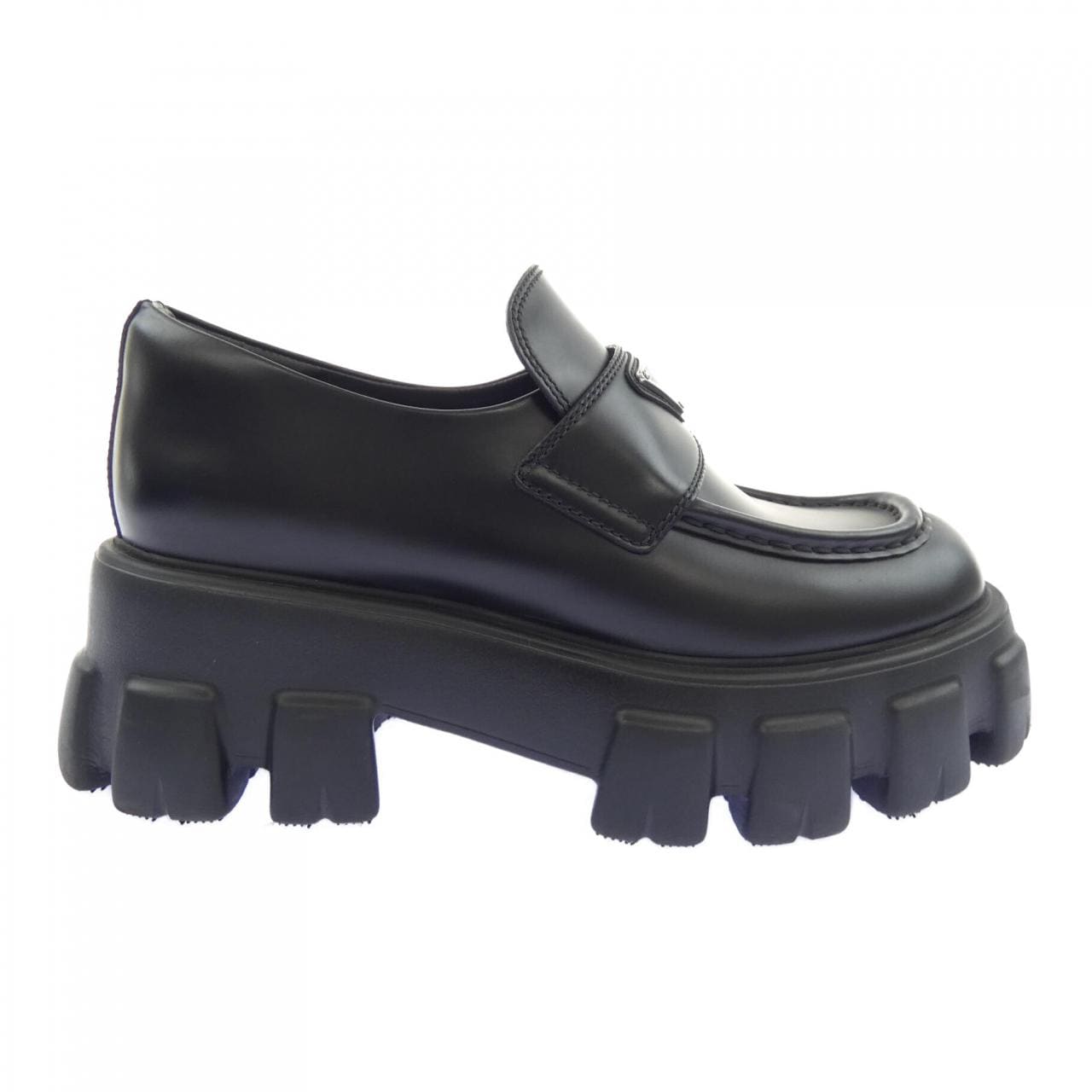 プラダ PRADA モノリス ローファー トライアングルロゴ 1D649M シューズ