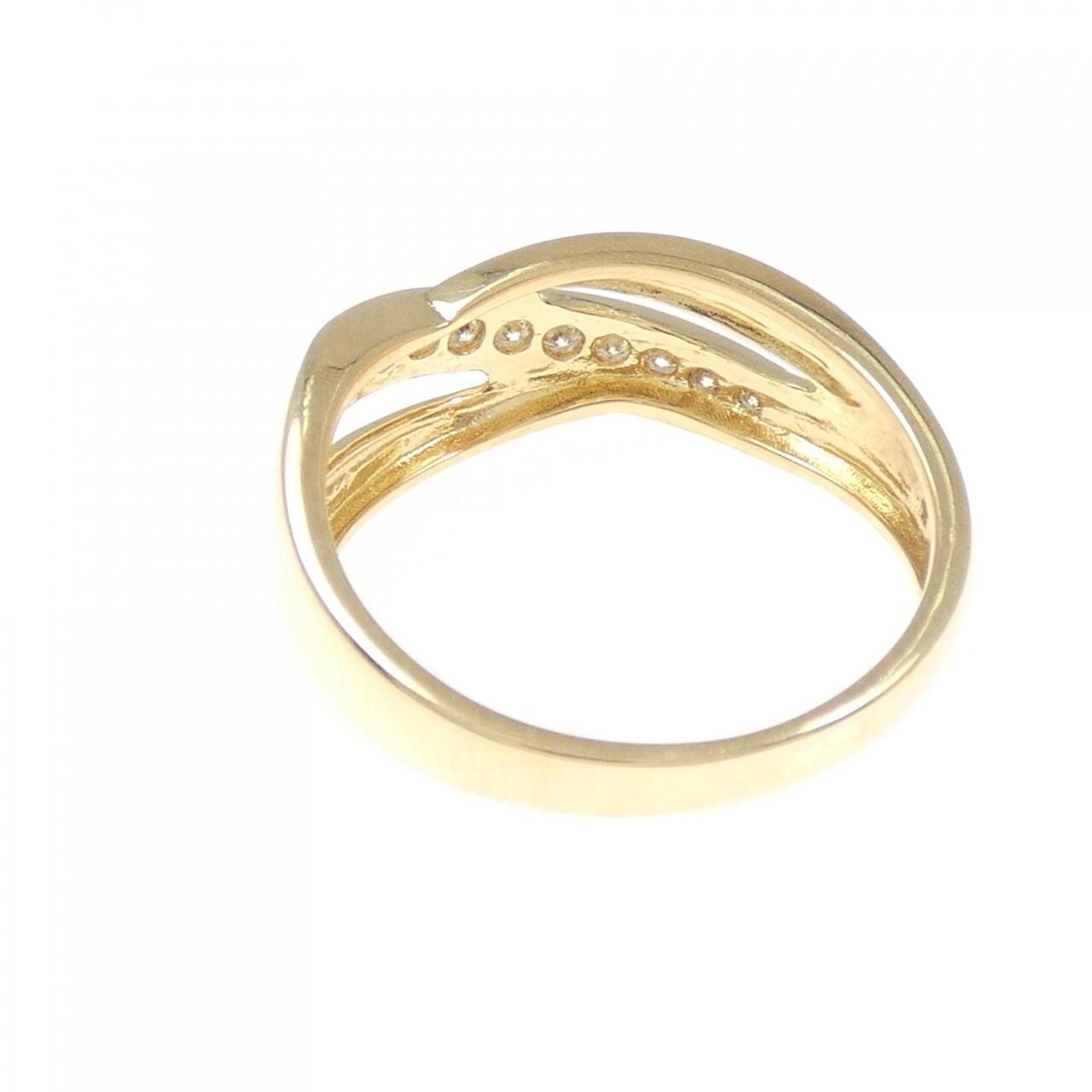 K18YG ダイヤモンド リング 0.11CT