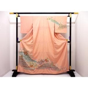 訪問着　友禅金彩加工