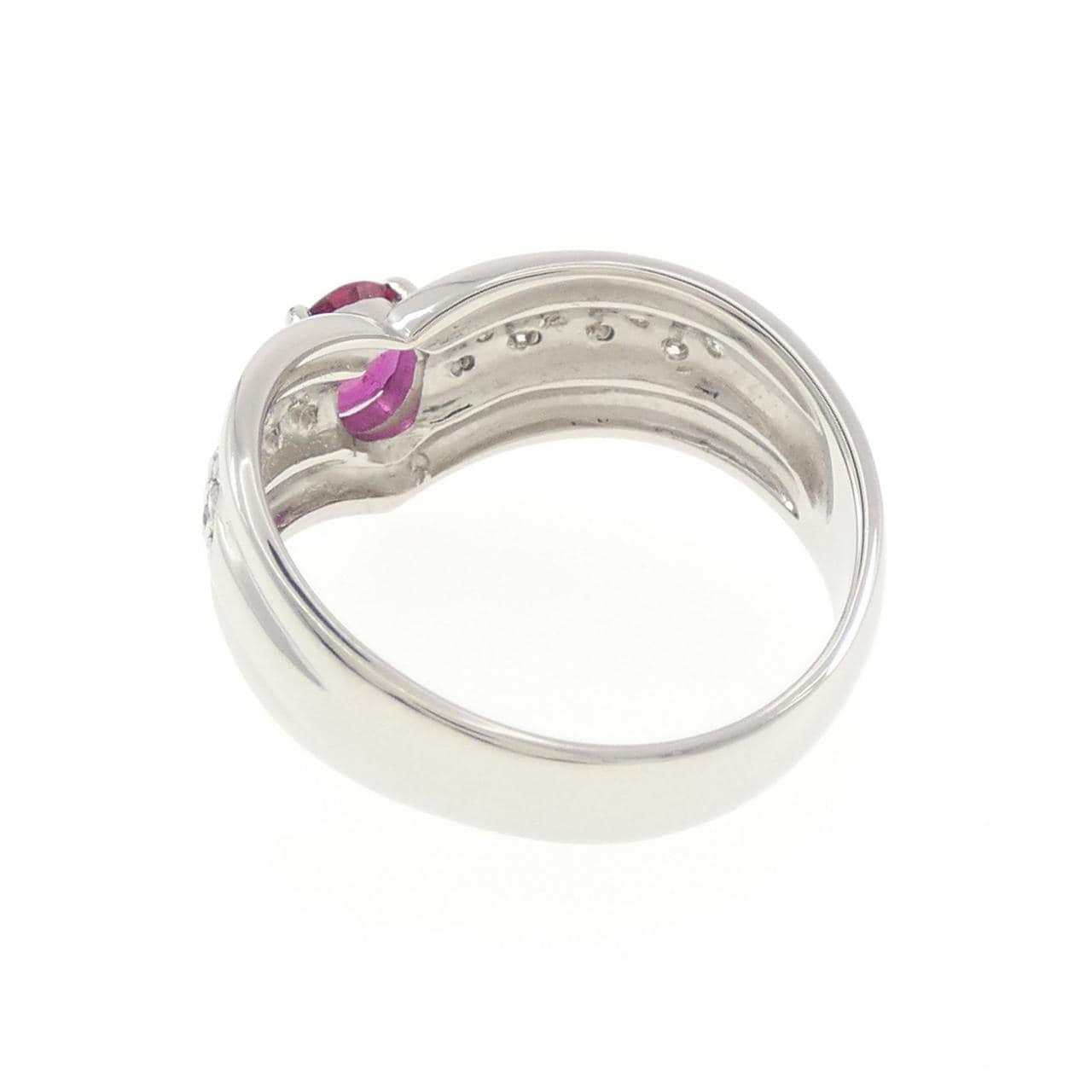 PT900 ルビー リング 0.38CT