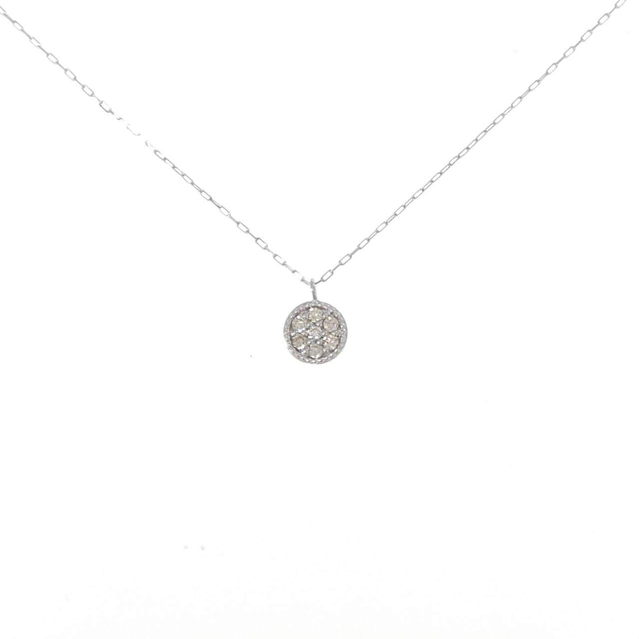 PT900/PT850 ダイヤモンド ネックレス 0.05CT