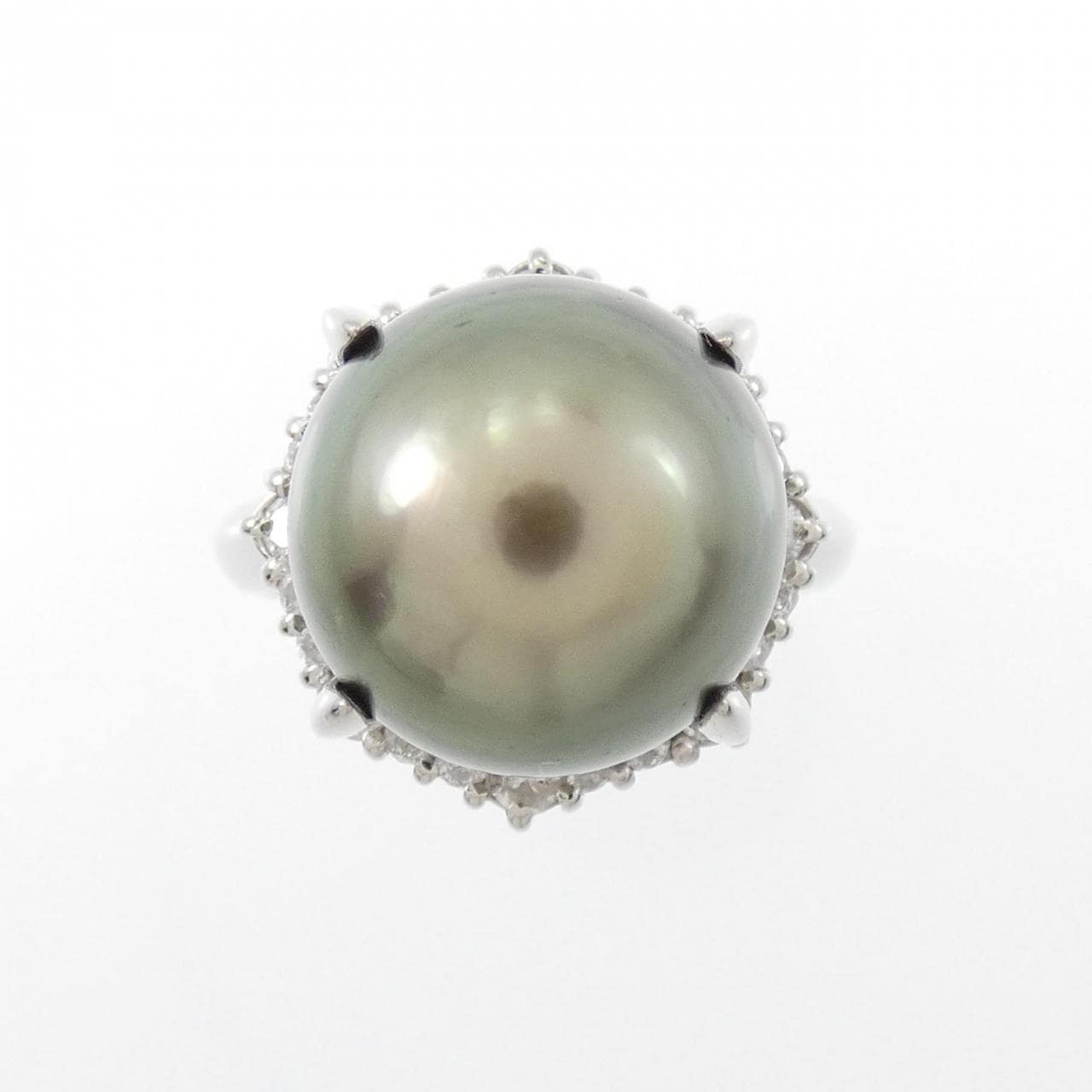 PT Black Butterfly Pearl Ring 12.0mm