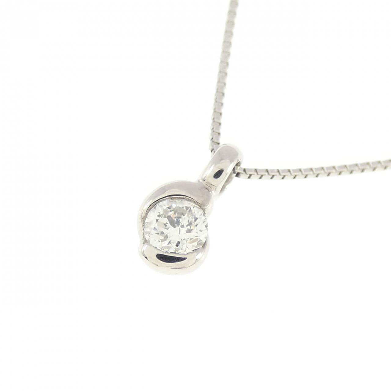 PT ダイヤモンド ネックレス 0.13CT