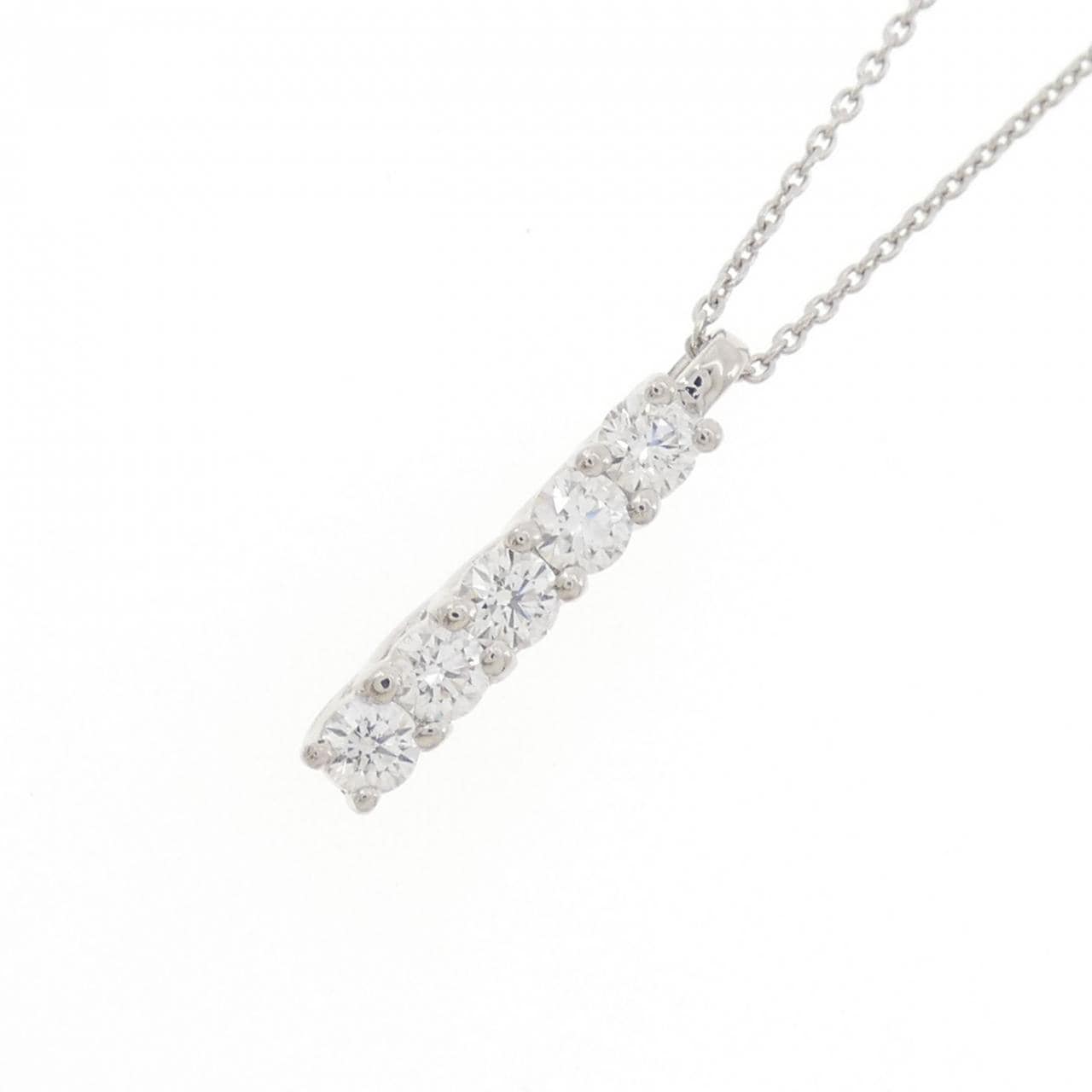 PT900/PT850 ダイヤモンド ネックレス 0.577CT