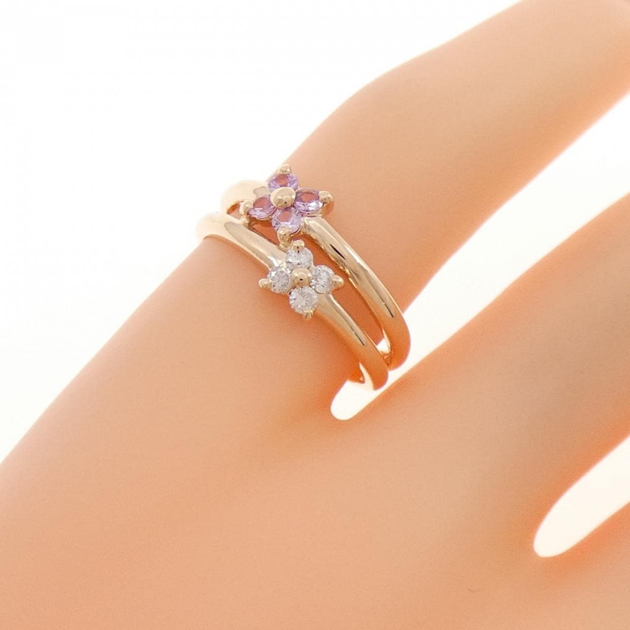 K10PG サファイヤ リング