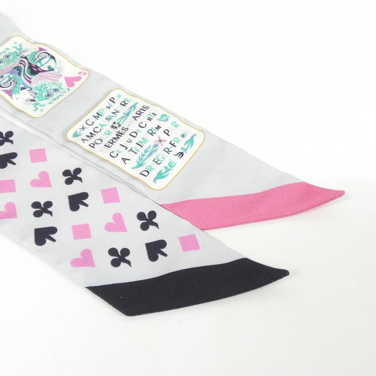 エルメス JEU DE CARTES ツイリー 063169S スカーフ