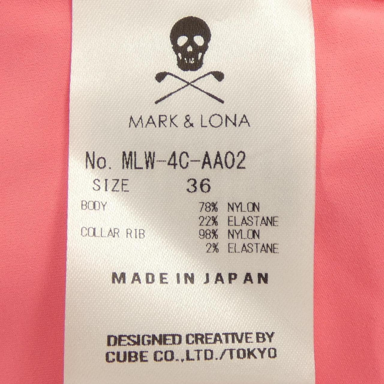 マークアンドロナ MARK&LONA MLW-4C-AA02 トップス
