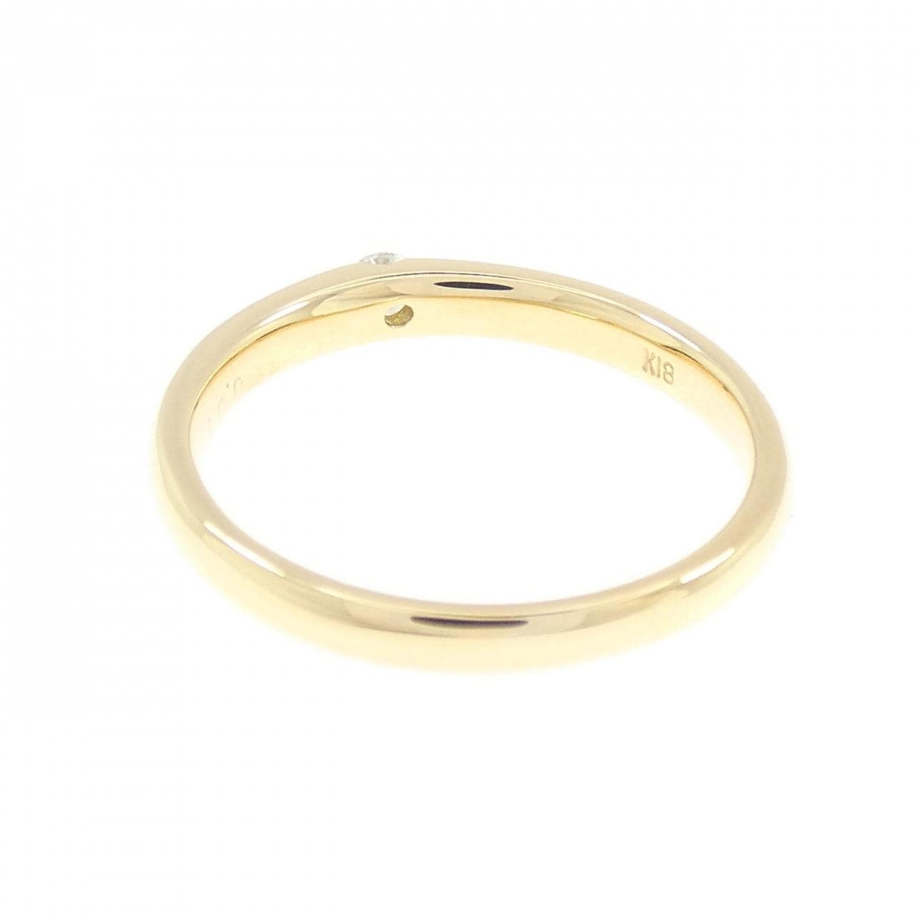 K18YG ダイヤモンド リング 0.07CT