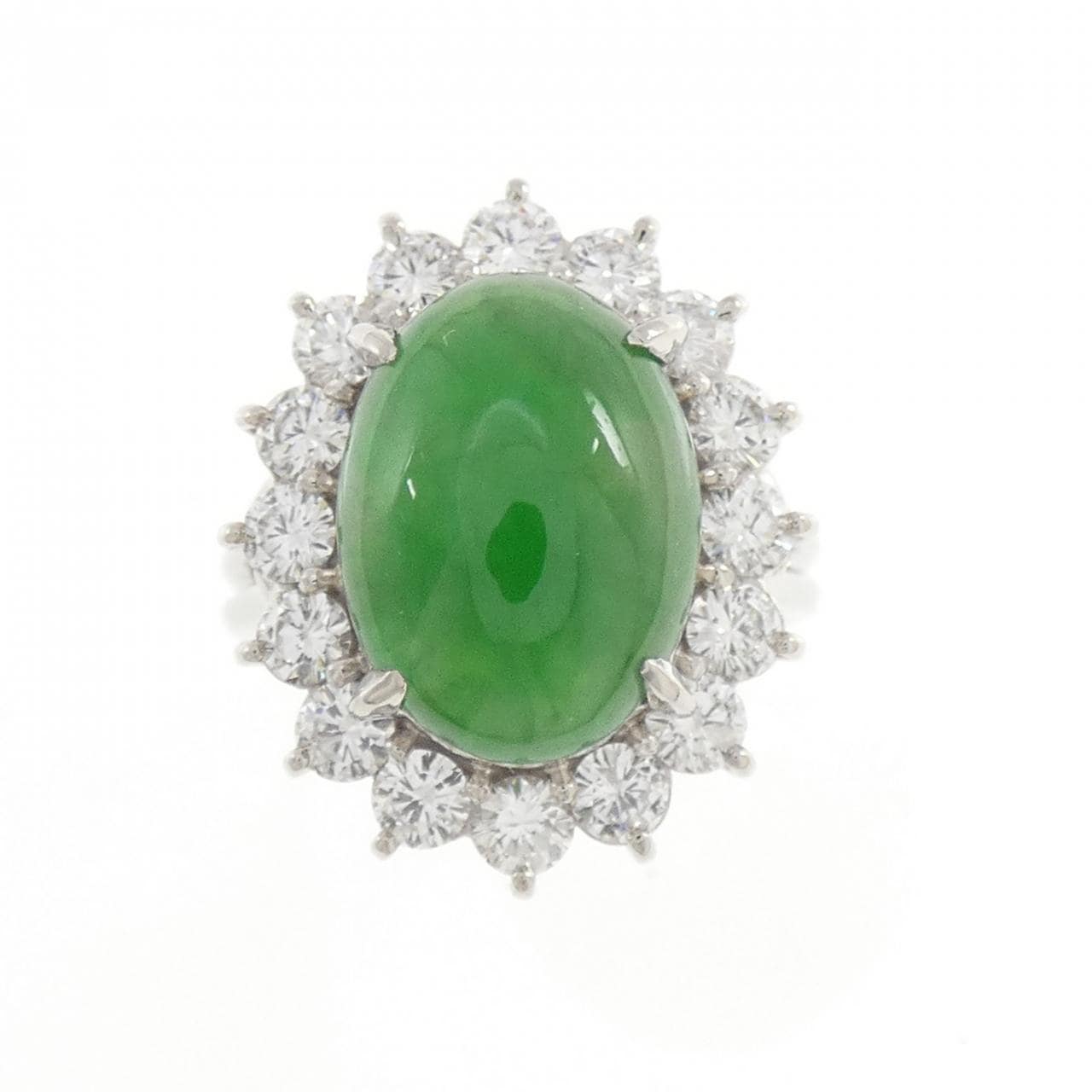 PT900 ヒスイ リング 5.32CT