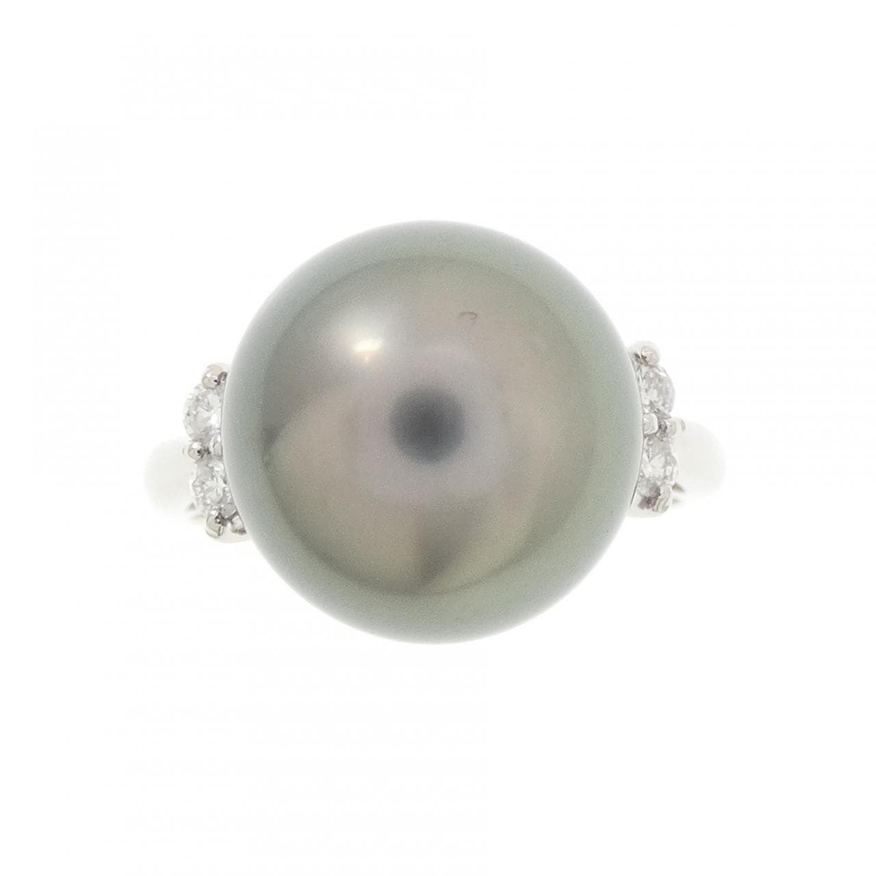PT900 黒蝶パール リング 11.6mm