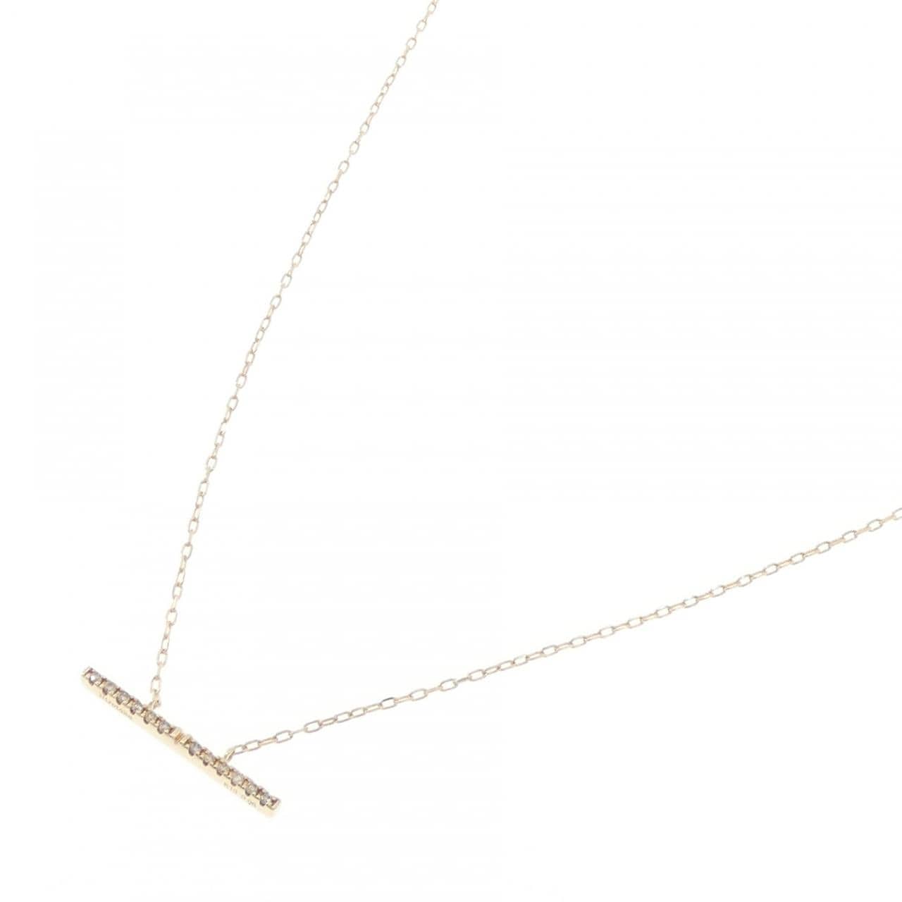 ヒロタカ トラペーズ ネックレス 0.06CT