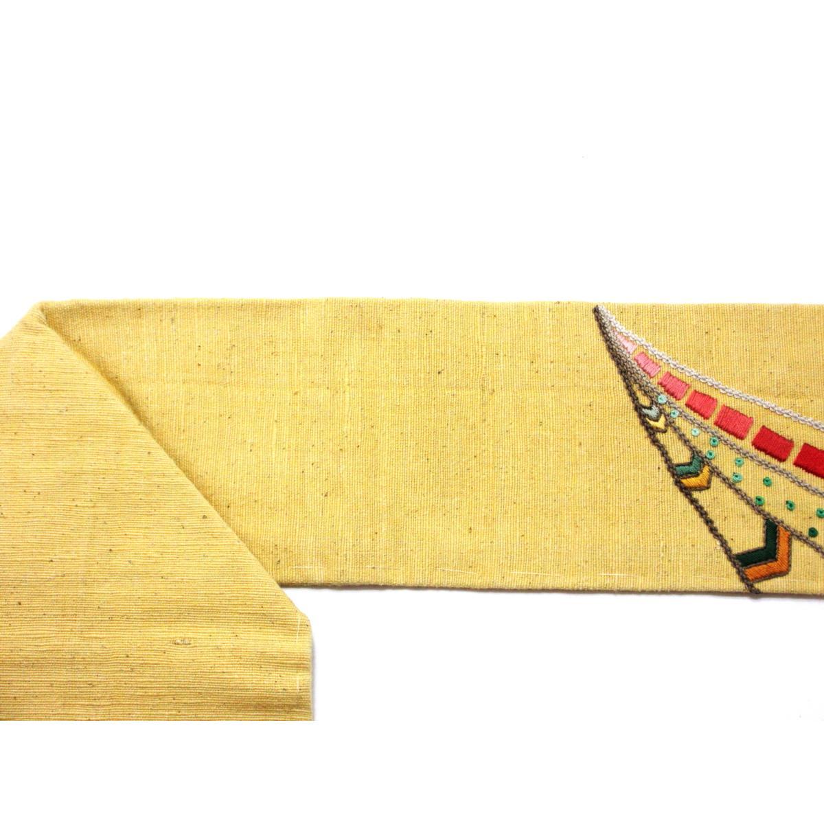 名古屋帶繭綢刺繡加工