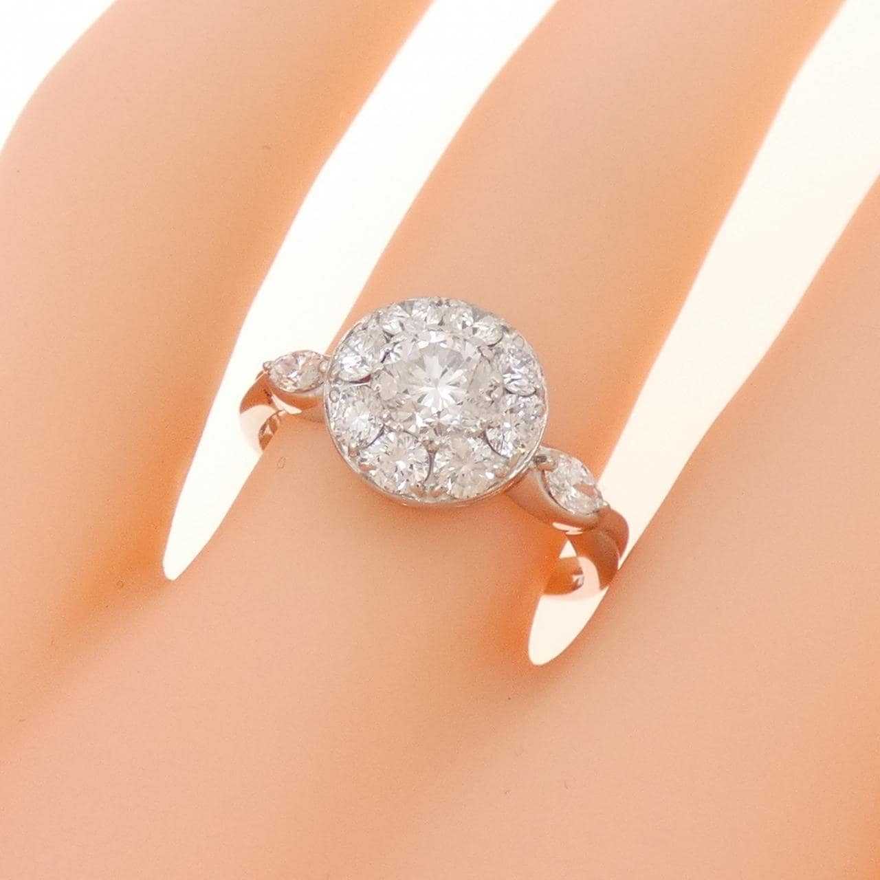 PT900 Diamond Ring 1.09CT