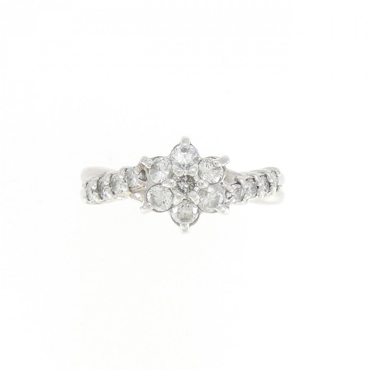 PT フラワー ダイヤモンド リング 0.53CT