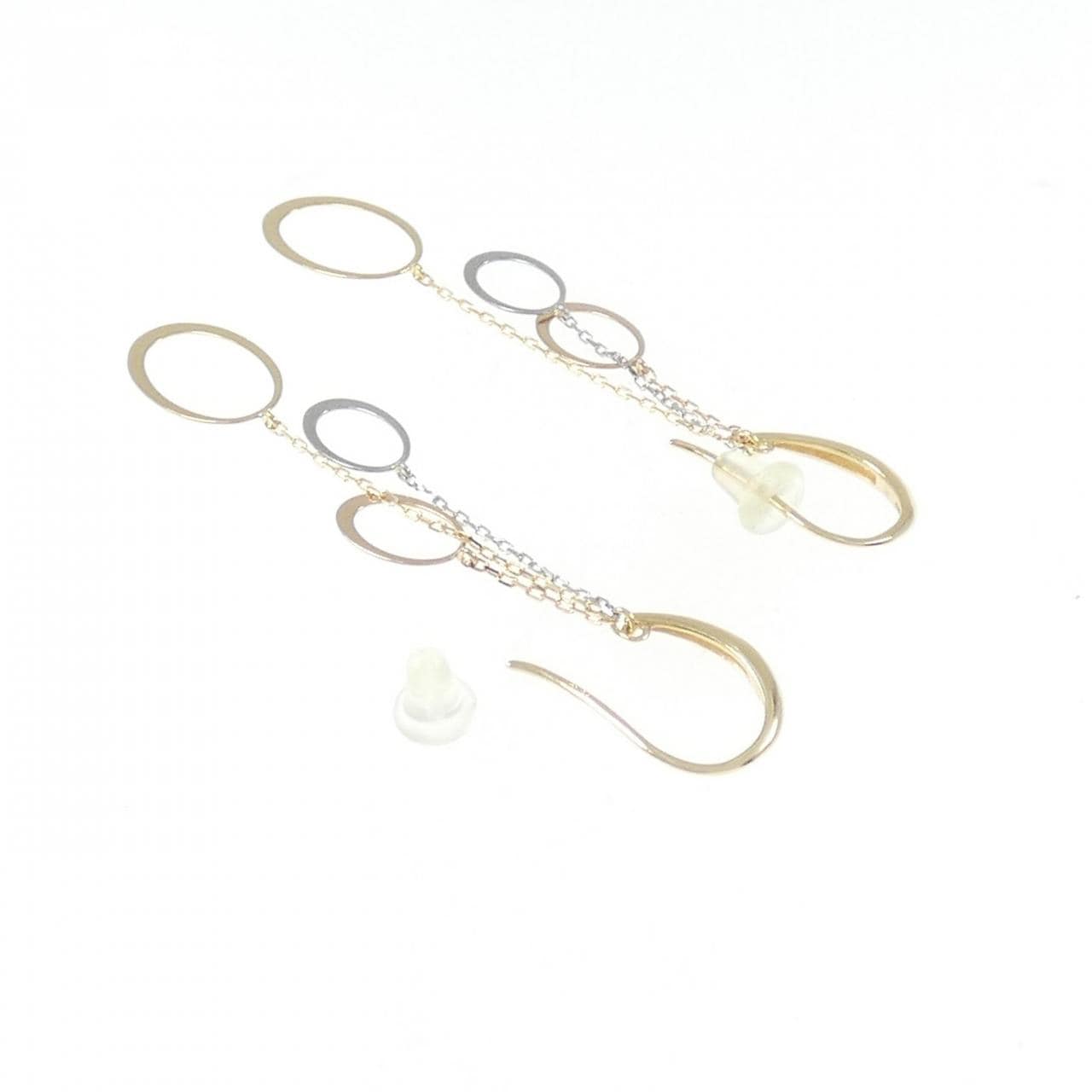 【新品】K18YG/PT/K18PG ピアス