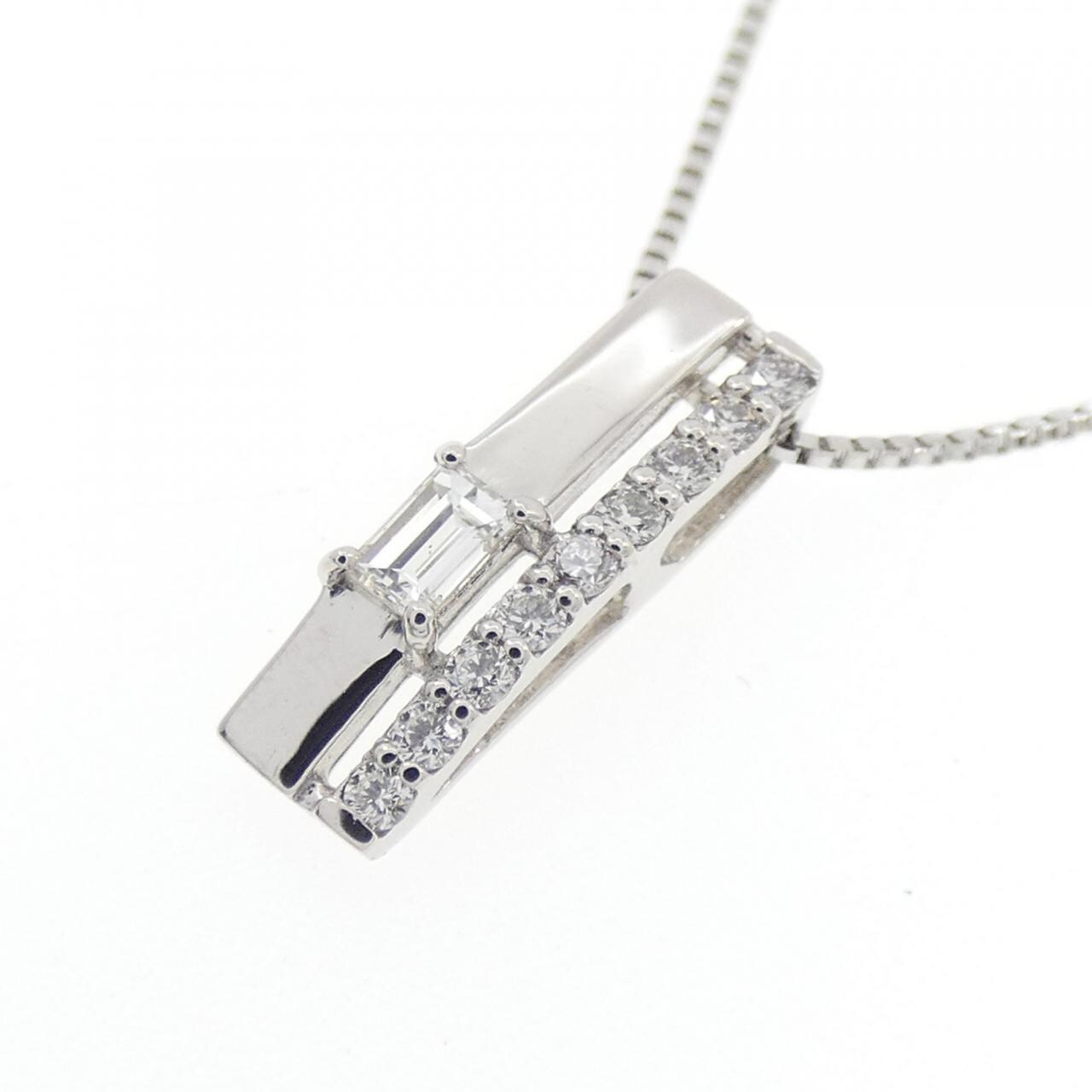 [新品] PT900/PT850鑽石項鍊 0.12CT