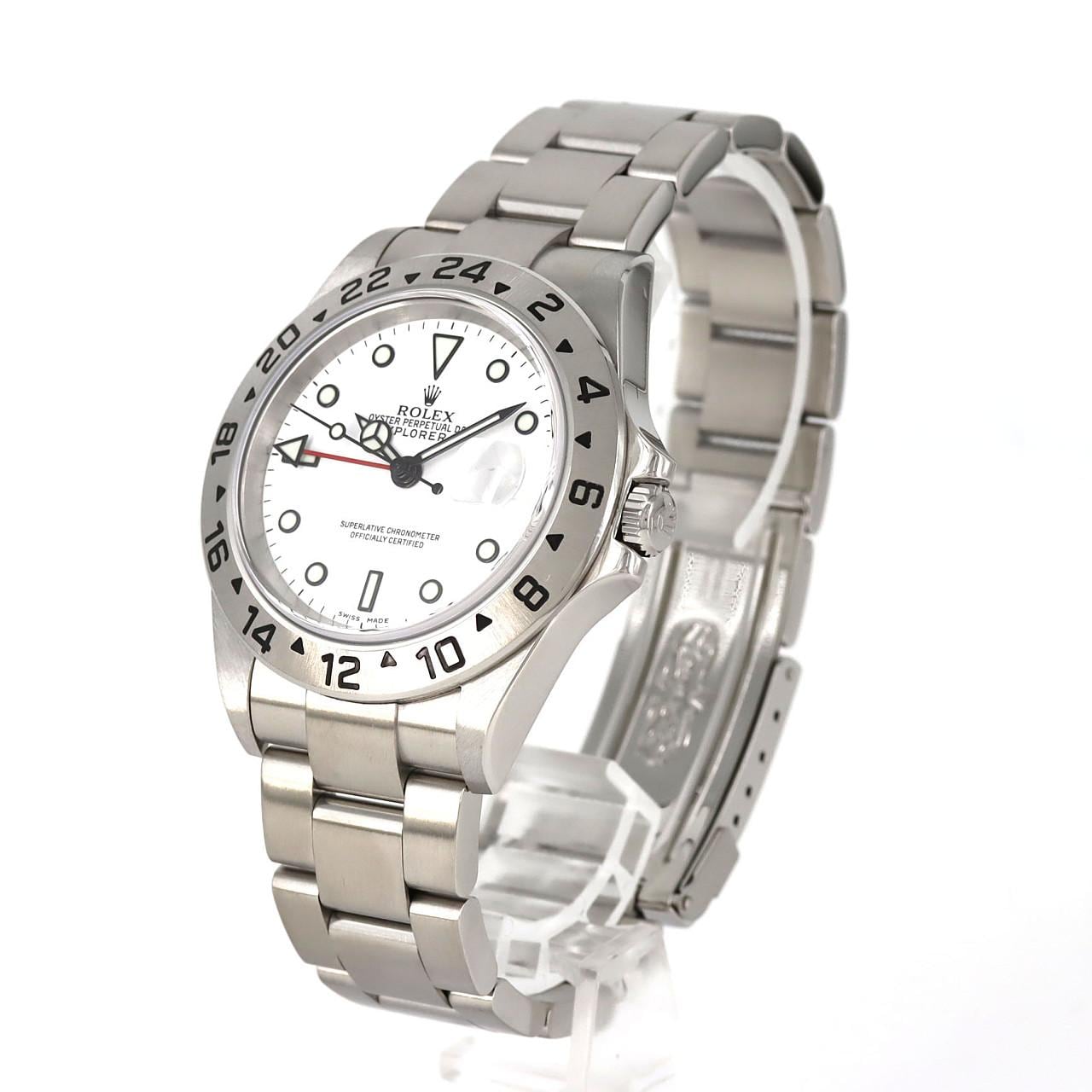 ロレックス エクスプローラーⅡ 16570 SS 自動巻 F番