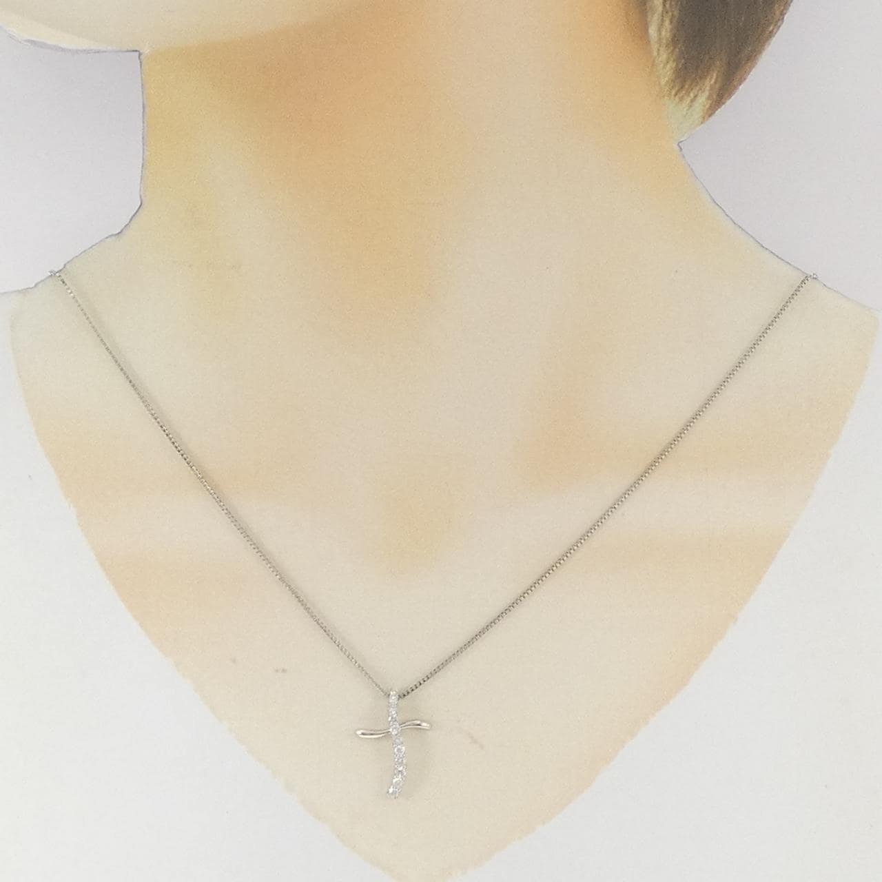 PT900/PT850 ダイヤモンド ネックレス 0.28CT
