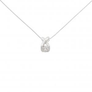 K18WG ダイヤモンド ネックレス 0.20CT