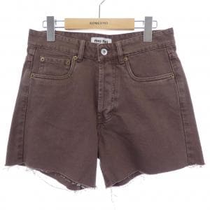 ミュウミュウ MIU MIU MIU MIU ロゴ GWP553 SOOO 1565 ショートパンツ