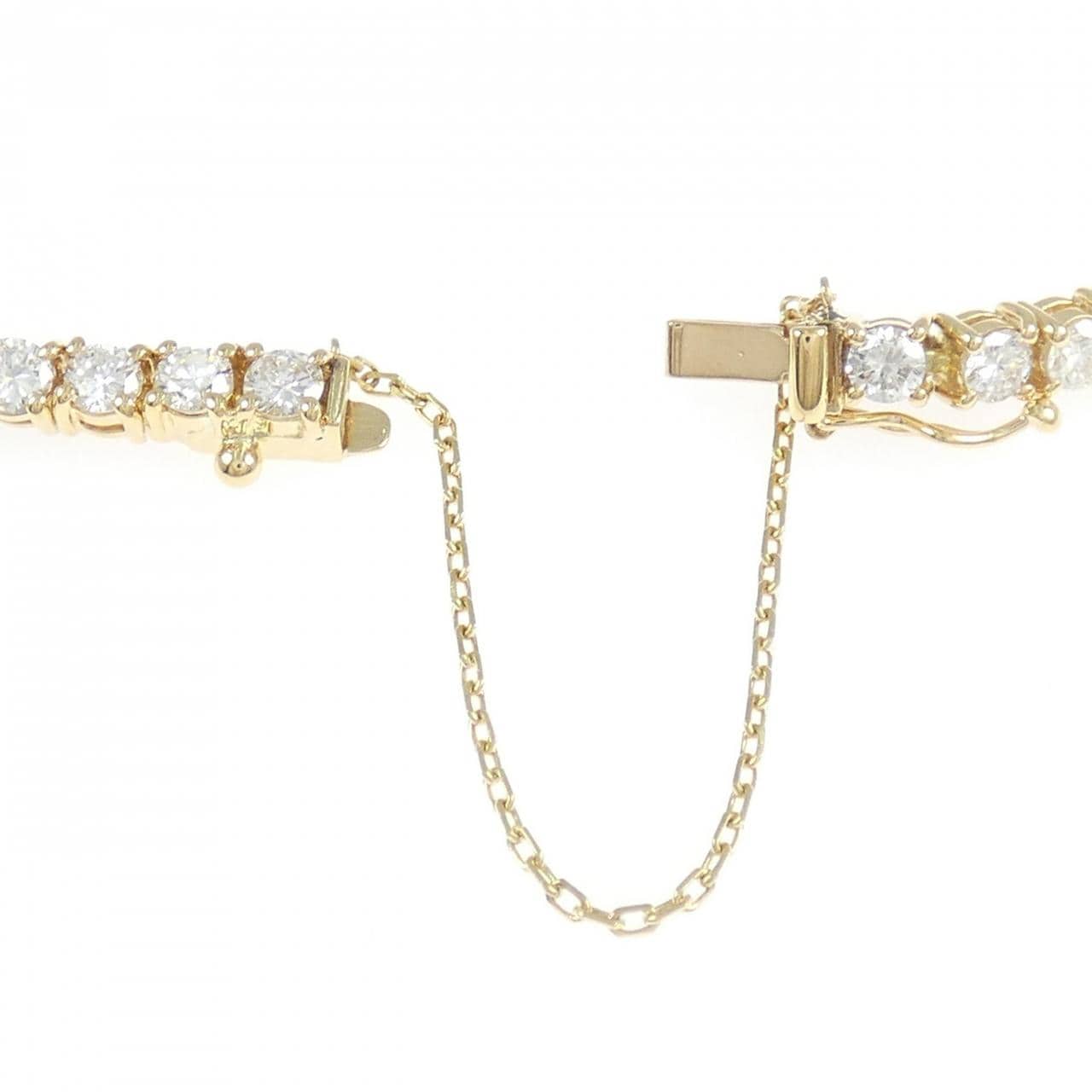 K18YG ダイヤモンド ブレスレット 5.00CT