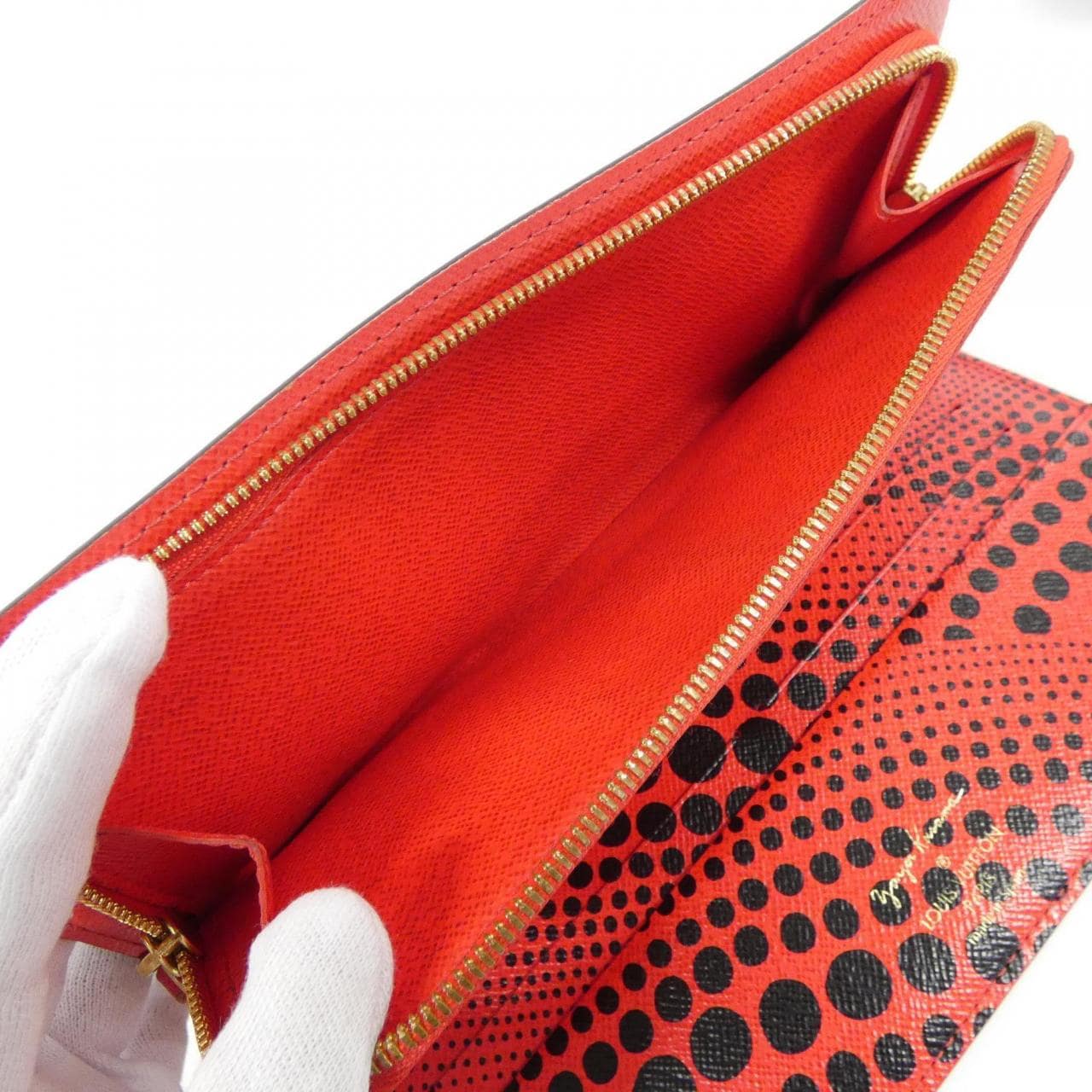 ルイヴィトン モノグラム パンプキンドット(ヤヨイクサマ) ポルトフォイユ アンソリット M60454 財布