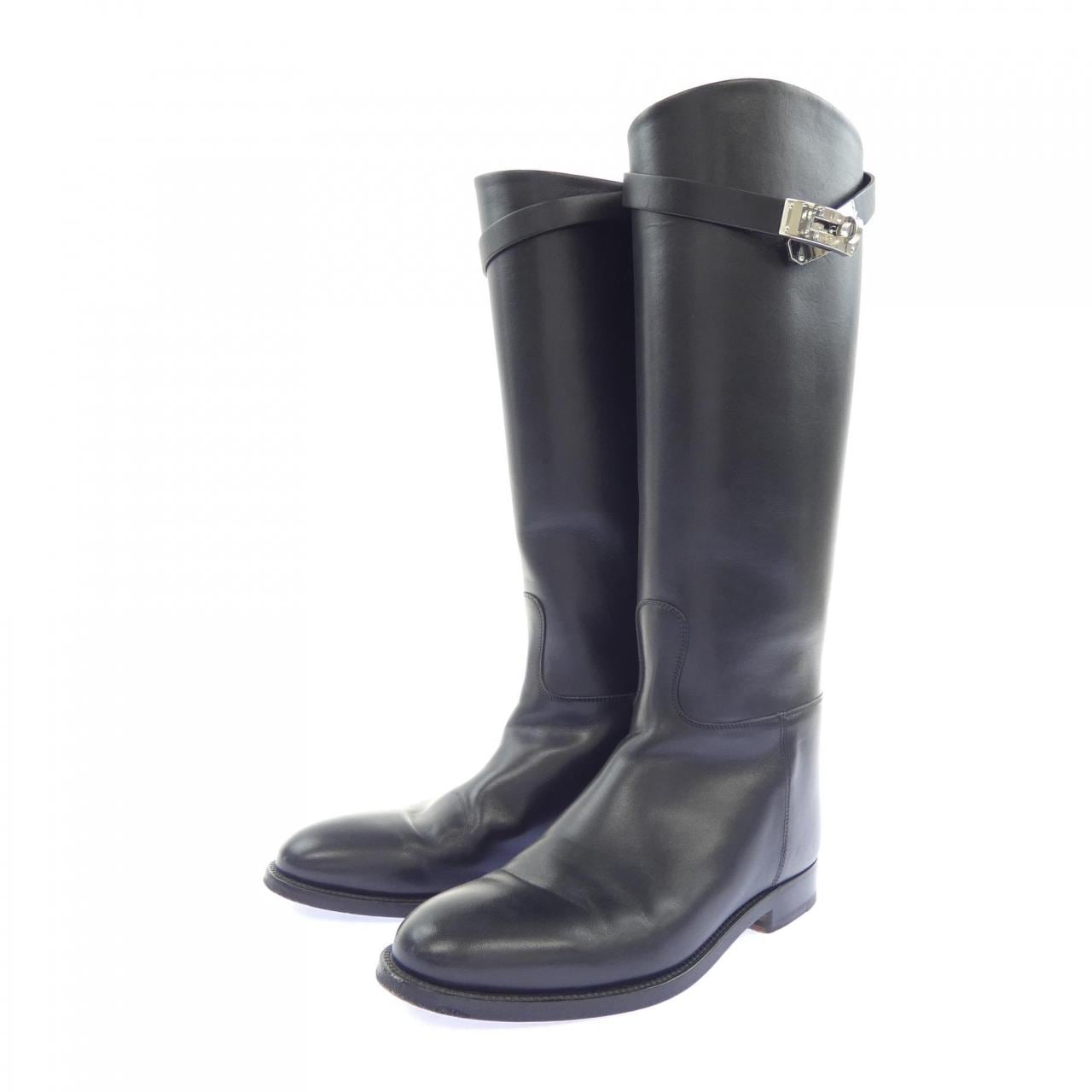 エルメス HERMES ジャンピング JUMPING ケリーバックル 042138Z ロングブーツ