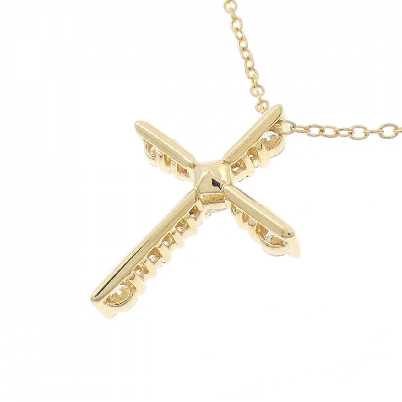 AHKAH Cross Necklace 0.36CT