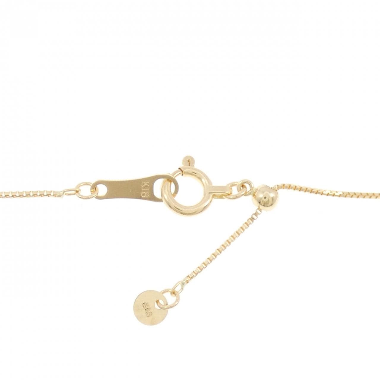 K18YG カラーストーン ネックレス