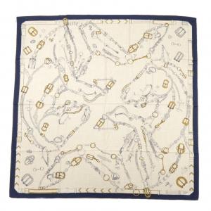 エルメス HERMES LES CHEVAUX DECHAINES H244096S カレジェアン140 ショール