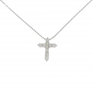 PT900/PT850 クロス ダイヤモンド ネックレス 0.50CT