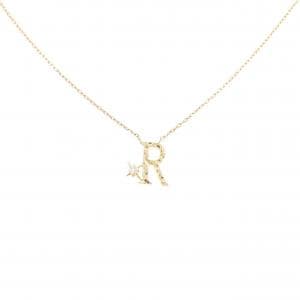 スタージュエリー イニシャル ネックレス 0.01CT