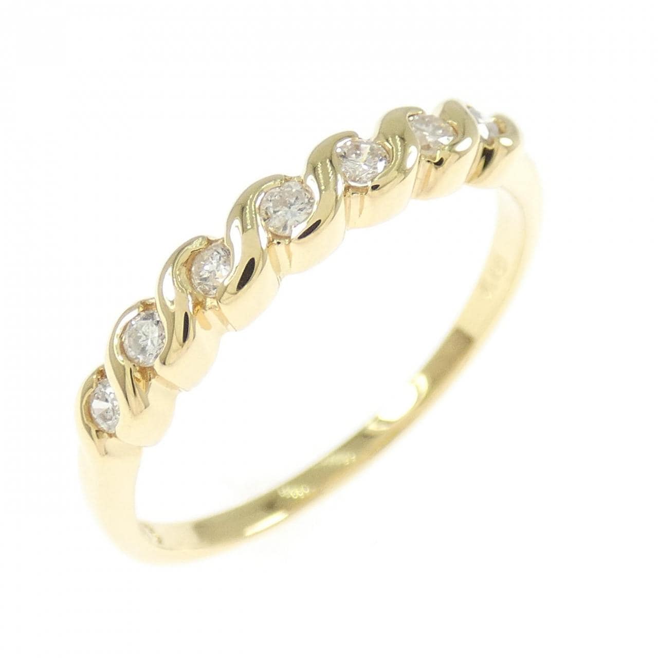 K18YG ダイヤモンド リング 0.13CT