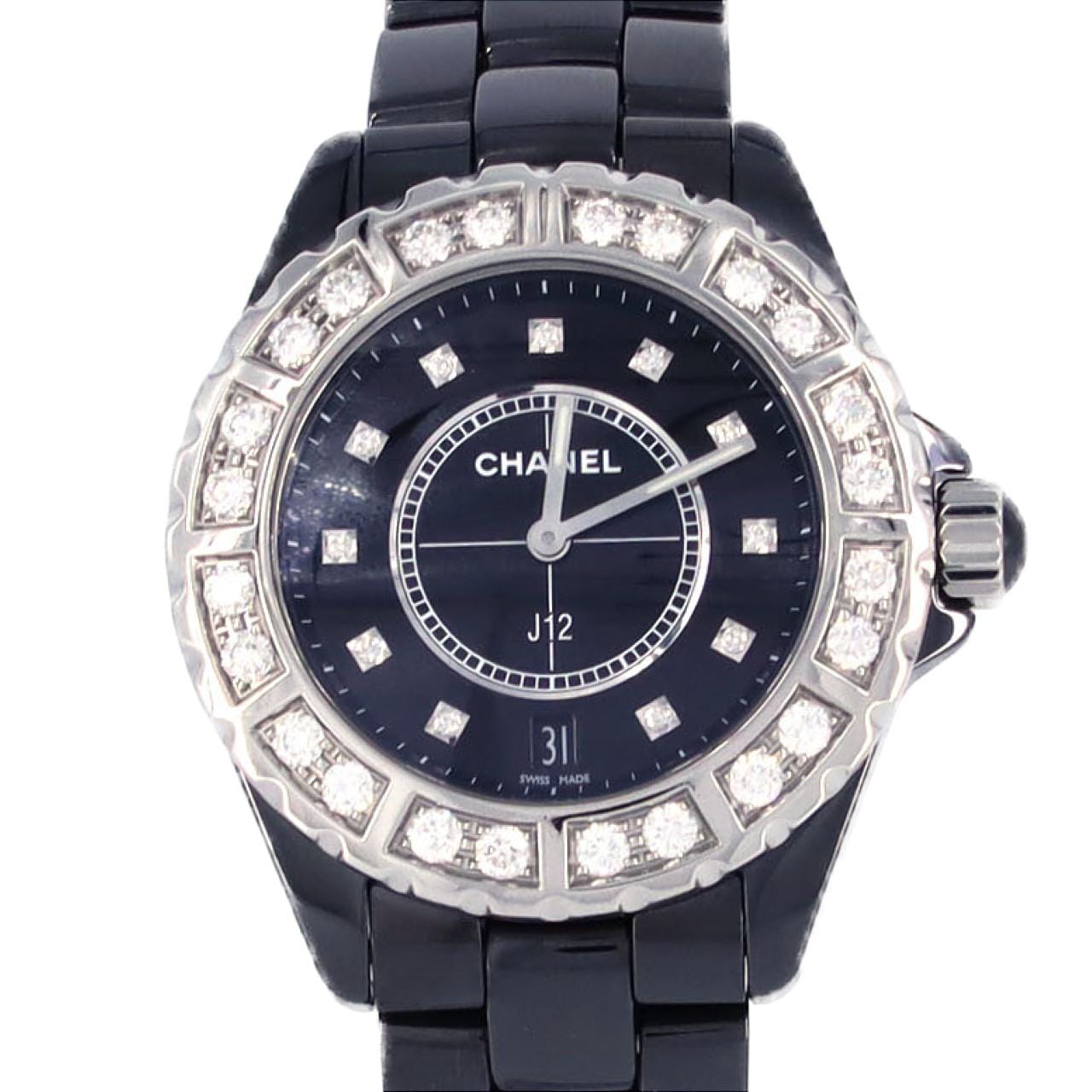 CHANEL J12 38mm Ceramic/D･11P H2428 Ceramic Quartz