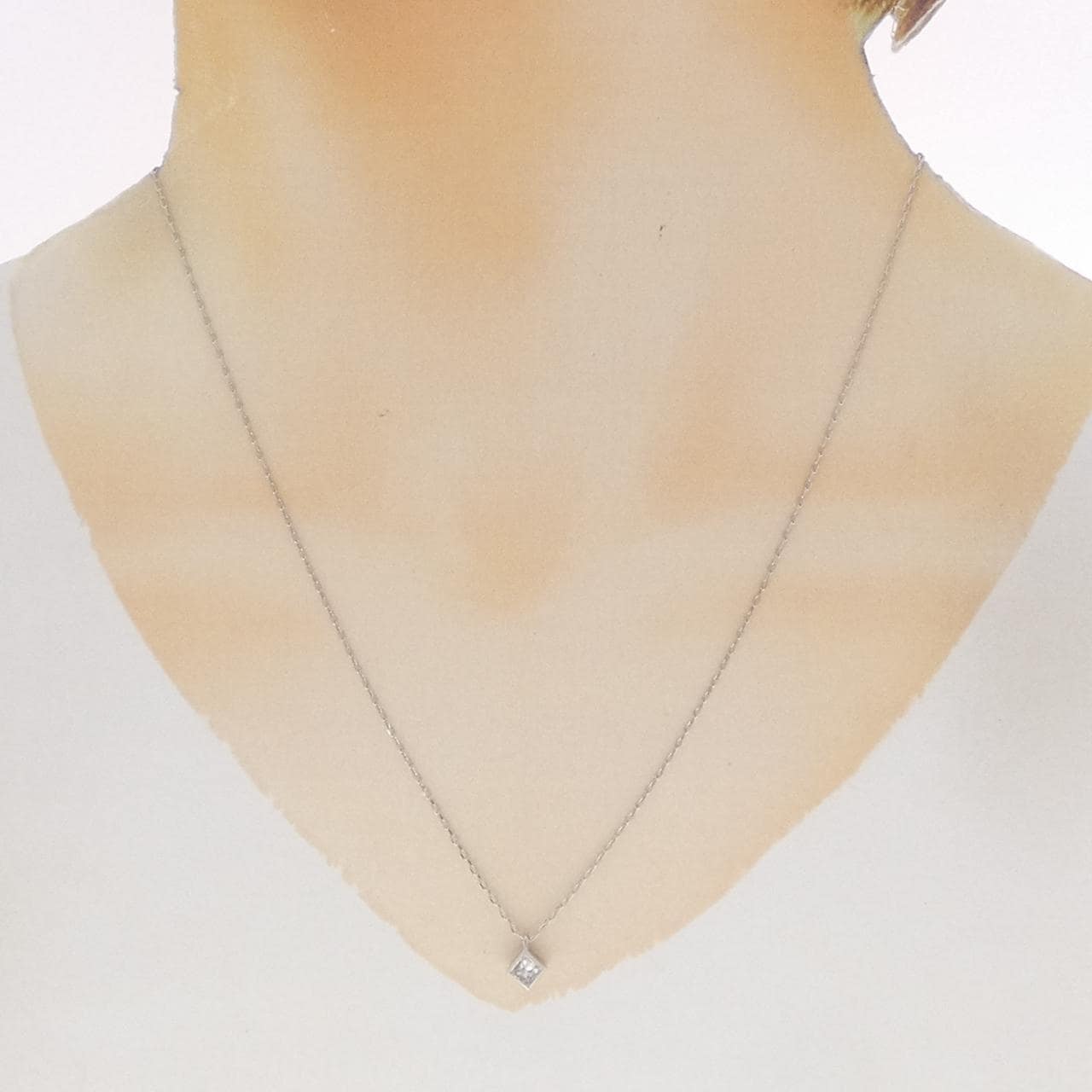 PT900/PT850 ダイヤモンド ネックレス 0.300CT
