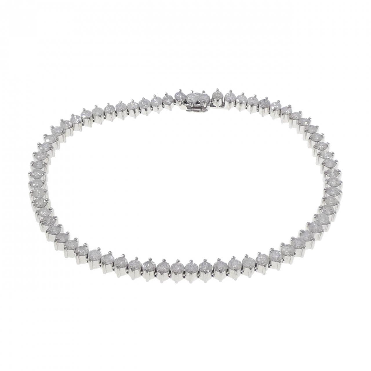 PT900 ダイヤモンド ブレスレット 5.00CT