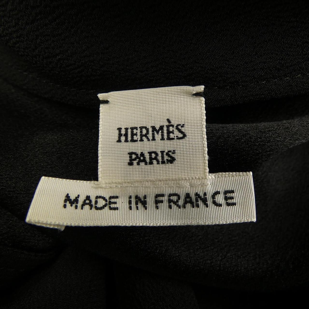 エルメス HERMES ツイリーカラードレス DRESS WITH TWILLY COLLAR 2H0516DC ワンピース