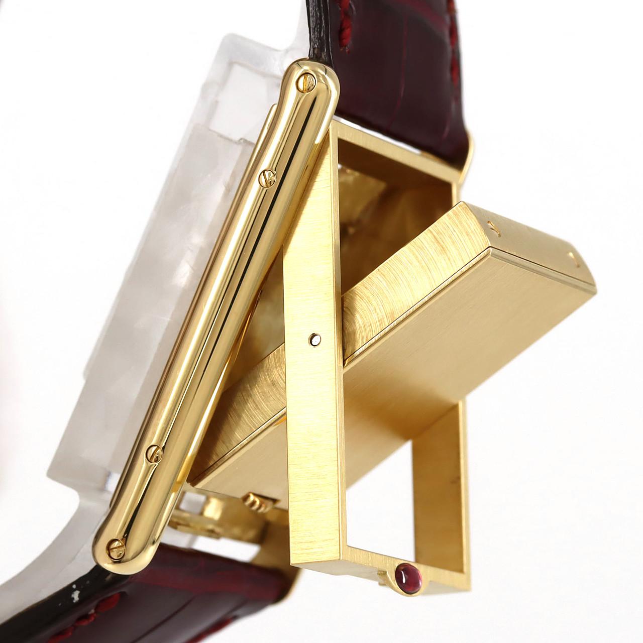 Cartier Tank Basculant YG 150th LIMITED W1523556 YG Manual Winding