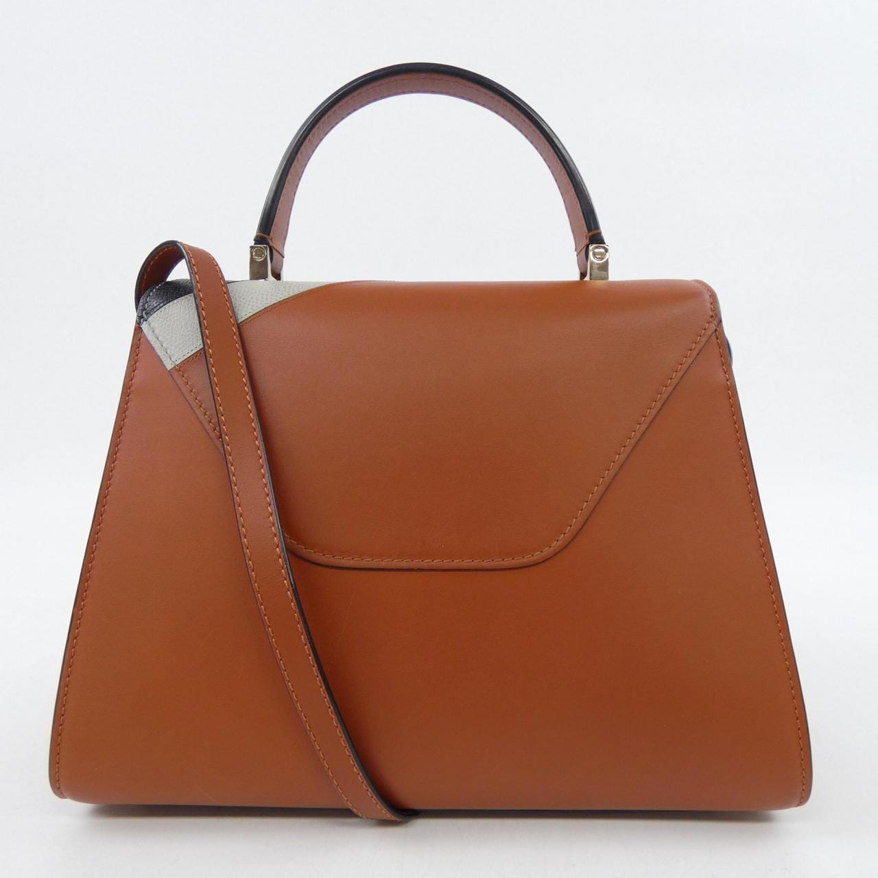 ヴァレクストラ VALEXTRA イジィデ ISIDE インターシャ ストライプ BAG