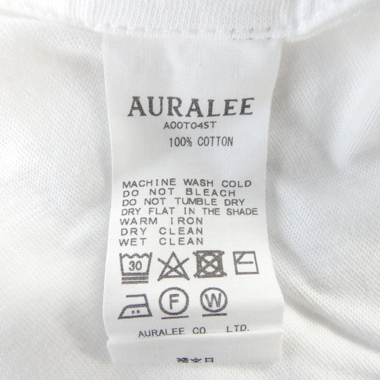 オーラリー AURALEE Tシャツ