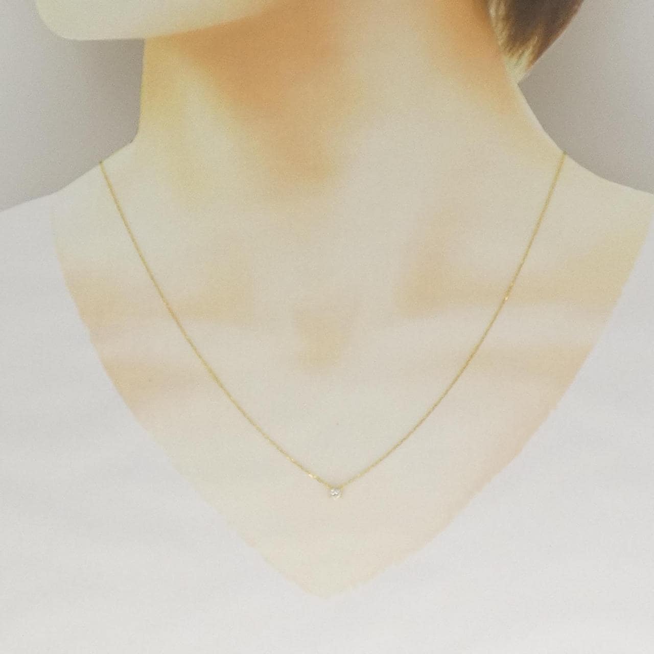 クミキョク ダイヤモンド ネックレス 0.08CT