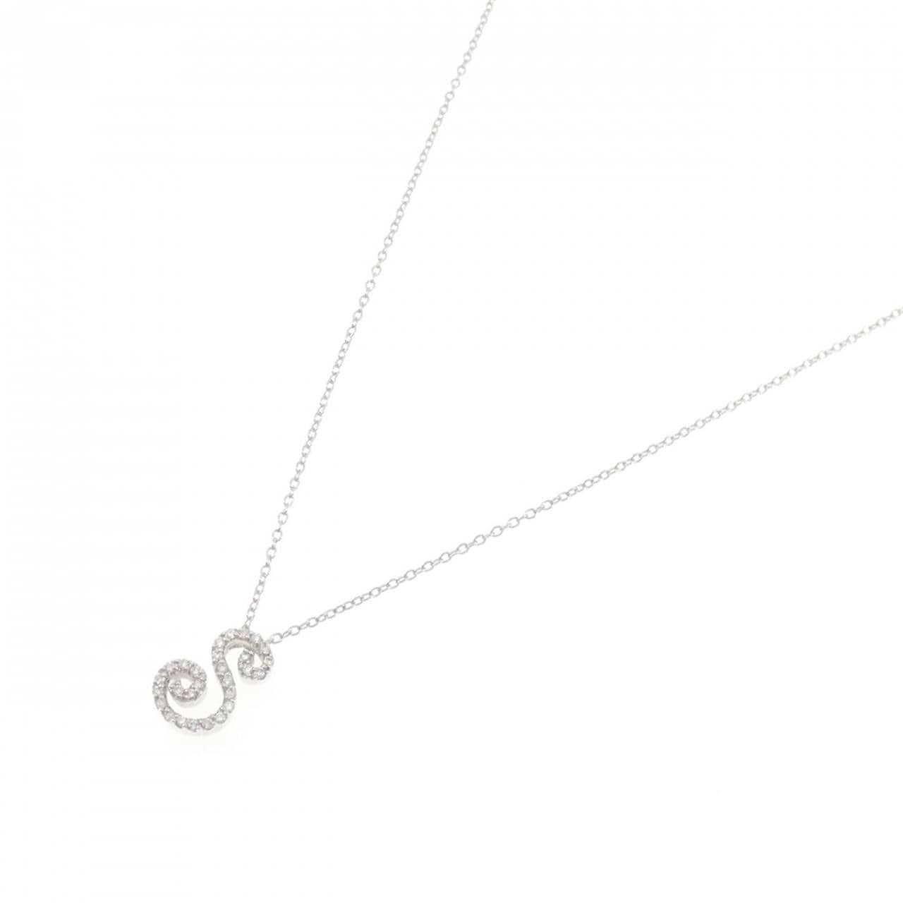 ポンテヴェキオ イニシャル ネックレス 0.15CT