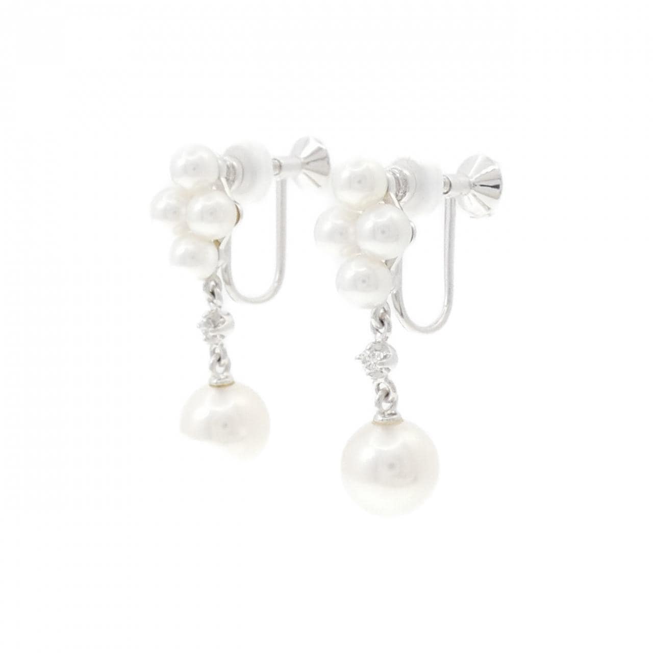 MIKIMOTO Akoya珍珠耳夹