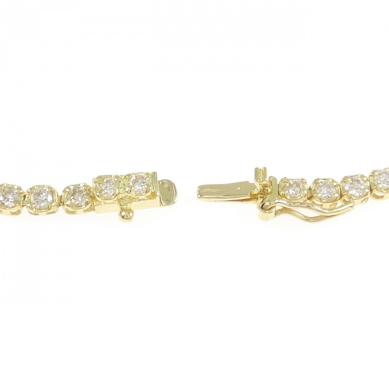 K18YG ダイヤモンド ブレスレット 2.00CT