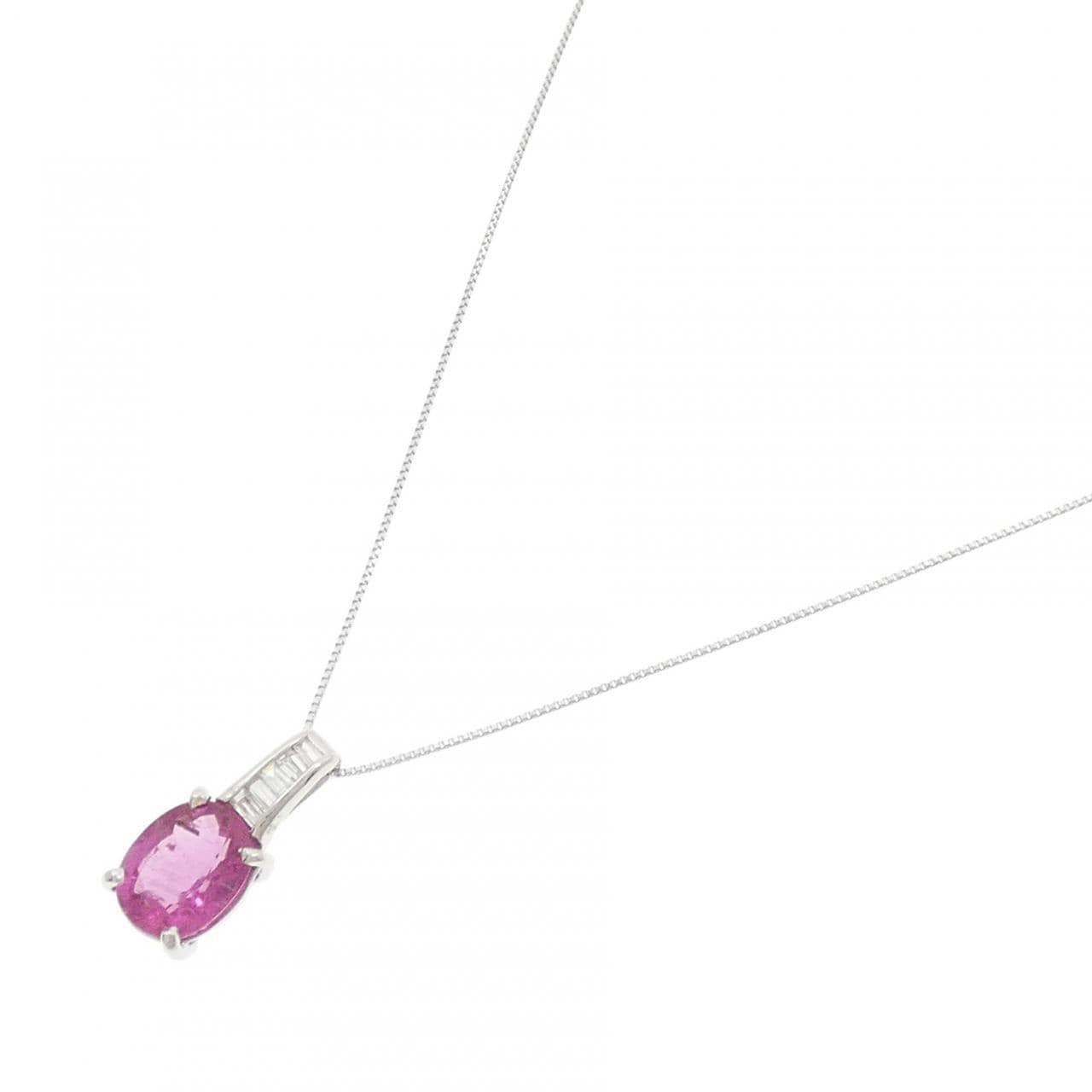 K18WG トルマリン ネックレス 2.00CT