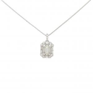 PT900/PT850 ダイヤモンド ネックレス 0.11CT