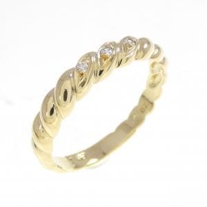 K18YG ダイヤモンド リング 0.02CT
